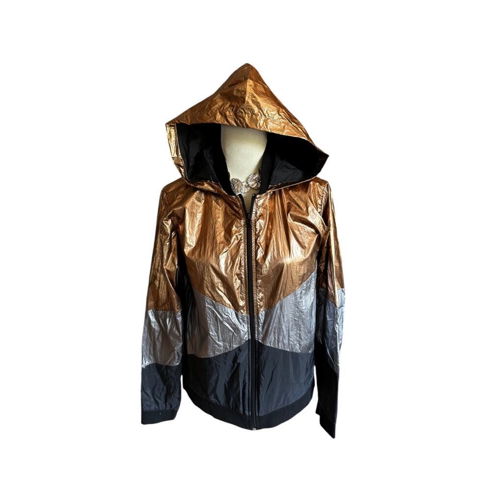 🌻 4/$25 - Askya Metallic Colorblock Jacket, size small